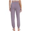 imageWiWi Pajama Pants for Women Viscose from Bamboo Lounge Bottoms with Pocket Sweatpants Joggers Night Pant SXXLViolet