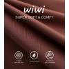 imageWiWi Viscose from Bamboo Pajamas Pants for Women Soft Yoga Jogger Pant Comfy Pajama Bottoms SXXLChocolate Brown