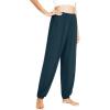 imageWiWi Viscose from Bamboo Pajamas Pants for Women Soft Yoga Jogger Pant Comfy Pajama Bottoms SXXLDeep Teal