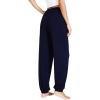 imageWiWi Viscose from Bamboo Pajamas Pants for Women Soft Yoga Jogger Pant Comfy Pajama Bottoms SXXLNavy