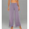 imageWiWi Womens Casual Wide Leg Palazzo Pants Comfy Lounge Pajama Bottoms Viscose from Bamboo Yoga Sweatpants SXXLBviolet