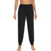 imageWiWi Womens Pajama Bottoms Soft Viscose from Bamboo Joggers pants Yoga Pants Casual Lounge SXXLBlack