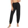 imageWiWi Womens Pajama Bottoms Soft Viscose from Bamboo Joggers pants Yoga Pants Casual Lounge SXXLBlack