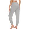 imageWiWi Womens Pajama Bottoms Soft Viscose from Bamboo Joggers pants Yoga Pants Casual Lounge SXXLLight Heather Grey