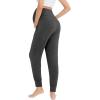 imageWiWi Womens Viscose from Bamboo Maternity Pants Soft Over The Belly Pregnancy Leggings High Waist Stretchy BottomsAcharcoal Heather