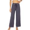imageWiWi Pajama Pants for Women Wide Leg Long Bottoms Casual Loose Sweatpants High Waist Lounge Pajamas SXXLDark Grey