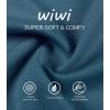 imageWiWi Bamboo Viscose Pajamas for Women Soft Comfy Loungewear Short Sleeve Tops and Long Pants Sleepwear Pjs SXXLCwhiteGreen Dots