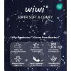 imageWiWi Viscose from Bamboo Pajama Sets for Women Soft Pjs Loungewear Short Sleeve Top with Pants Sleepwear Pajamas SXXLBblue Constellation
