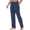 imageWiWi Viscose from Bamboo Mens Sleep Pant Sports Trousers with Pockets Light bottom SXXLAdark Blue