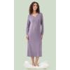 imageWiWi Nightgowns for Women Soft Sleepwear Long Sleeve Nightshirts Pajamas Gown Viscose from Bamboo Pjs SXXLViolet