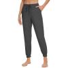 imageWiWi Pajama Pants for Women Soft Viscose from Bamboo Comfortable Womens Lightweight Sleep Pj Bottoms SXXLCharcoal Heather