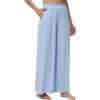 imageWiWi Viscose from Bamboo Women s Pajamas Pants Soft Yoga Loose Pant Comfy Pajama Bottoms SXXLLight Blue