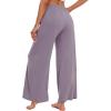 imageWiWi Viscose from Bamboo Women s Pajamas Pants Soft Yoga Loose Pant Comfy Pajama Bottoms SXXLViolet