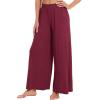 imageWiWi Viscose from Bamboo Women s Pajamas Pants Soft Yoga Loose Pant Comfy Pajama Bottoms SXXLWine