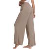 imageWiWi Women s Pajamas Pants with Pocket Soft Viscose from Bamboo Yoga Loose Pant Comfy Pajama Bottoms SXXLCamel