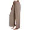 imageWiWi Women s Pajamas Pants with Pocket Soft Viscose from Bamboo Yoga Loose Pant Comfy Pajama Bottoms SXXLCamel