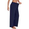 imageWiWi Women s Pajamas Pants with Pocket Soft Viscose from Bamboo Yoga Loose Pant Comfy Pajama Bottoms SXXLNavy