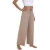 imageWiWi Womens Long Sleep Pants Viscose from Bamboo Lightweight Lounge Bottoms Casual Home Wear Soft Pajama SXXLCamel