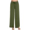 imageWiWi Pajama Pants for Women Plus Size Pajamas Bottoms Wide Leg Lounge Soft Pj SweatpantsViscose Made from Bamboo S4XAarmy Green
