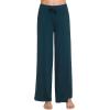 imageWiWi Pajama Pants for Women Plus Size Pajamas Bottoms Wide Leg Lounge Soft Pj SweatpantsViscose Made from Bamboo S4XAdeep Teal