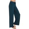 imageWiWi Pajama Pants for Women Plus Size Pajamas Bottoms Wide Leg Lounge Soft Pj SweatpantsViscose Made from Bamboo S4XAdeep Teal