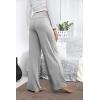 imageWiWi Pajama Pants for Women Plus Size Pajamas Bottoms Wide Leg Lounge Soft Pj SweatpantsViscose Made from Bamboo S4XAheather Grey