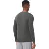 imageWiWi Shirts for Men Long Sleeve Underwear Viscose from Bamboo SlimFit Tee Baselayer Mens Stretchable Shirt Soft Top SXXLCharcoal