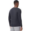 imageWiWi Shirts for Men Long Sleeve Underwear Viscose from Bamboo SlimFit Tee Baselayer Mens Stretchable Shirt Soft Top SXXLMidnight Blue