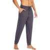 imageWiWi Mens Bamboo Viscose Pajama Jogger Pants 1 or 2 Pack Open Fly Lounge Bottoms Sleep Long Pj Joggers Sweatpant SXXLAdark Grey