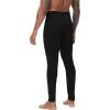 imageWiWi Mens Long Johns Thermal Underwear Bottoms Base Layer Leggings Viscose from Bamboo Baselayer Pants SXXLBlack