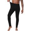 imageWiWi Mens Long Johns Thermal Underwear Bottoms Base Layer Leggings Viscose from Bamboo Baselayer Pants SXXLBlack