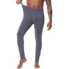 imageWiWi Mens Long Johns Thermal Underwear Bottoms Base Layer Leggings Viscose from Bamboo Baselayer Pants SXXLDark Grey