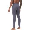 imageWiWi Mens Long Johns Thermal Underwear Bottoms Base Layer Leggings Viscose from Bamboo Baselayer Pants SXXLDark Grey