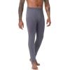 imageWiWi Mens Long Johns Thermal Underwear Bottoms Base Layer Leggings Viscose from Bamboo Baselayer Pants SXXLDark Grey