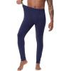 imageWiWi Mens Long Johns Thermal Underwear Bottoms Base Layer Leggings Viscose from Bamboo Baselayer Pants SXXLNavy