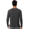 imageWiWi Viscose from Bamboo Mens Long Sleeve Tees Sun Protection Athletic Crew Neck Shirts for Pajamas SXXLAcharcoal Heather