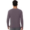 imageWiWi Viscose from Bamboo Mens Long Sleeve Tees Sun Protection Athletic Crew Neck Shirts for Pajamas SXXLAmisty Grey