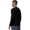 imageWiWi Viscose from Bamboo Mens Long Sleeve Tees Sun Protection Athletic Crew Neck Shirts for Pajamas SXXLBblack