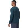 imageWiWi Viscose from Bamboo Mens Long Sleeve Tees Sun Protection Athletic Crew Neck Shirts for Pajamas SXXLBdeep Teal