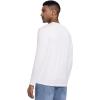 imageWiWi Viscose from Bamboo Mens Long Sleeve Tees Sun Protection Athletic Crew Neck Shirts for Pajamas SXXLBraw White