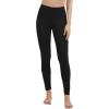 imageWiWi Womens Leggings Thermal Warm Underwear Pants Soft Long Johns Viscose from Bamboo Baselayer Pant SXXLBlack