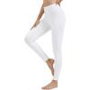 imageWiWi Womens Leggings Thermal Warm Underwear Pants Soft Long Johns Viscose from Bamboo Baselayer Pant SXXLRaw White