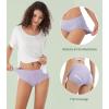 imageWiWi Womens Modal Briefs Mid Waist Brief Breathable Seamless Underwear Full Coverage Ladies Panties 4 Pack SXXLBeigeWhitePurplePink