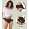 imageWiWi Womens Modal Briefs Mid Waist Brief Breathable Seamless Underwear Full Coverage Ladies Panties 4 Pack SXXLBlack4 Pack