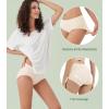 imageWiWi Womens Modal Briefs Mid Waist Brief Breathable Seamless Underwear Full Coverage Ladies Panties 4 Pack SXXLBlackBeige4 Pack