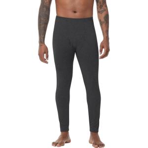 imageWiWi Mens Long Johns Thermal Underwear Bottoms Base Layer Leggings Viscose from Bamboo Baselayer Pants SXXLCharcoal Heather