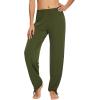 imageWiWi Pajamas Pants for Women Wide Leg Long Bottoms Bamboo Viscose Casual Loose Sweatpants High Waist Joggers SXXLDarmy Green