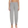 imageWiWi Pajamas Pants for Women Wide Leg Long Bottoms Bamboo Viscose Casual Loose Sweatpants High Waist Joggers SXXLDlight Heather Grey