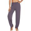 imageWiWi Pajamas Pants for Women Wide Leg Long Bottoms Bamboo Viscose Casual Loose Sweatpants High Waist Joggers SXXLDpurplish Grey