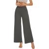 imageWiWi Pajamas Pants for Women Wide Leg Long Bottoms Bamboo Viscose Casual Loose Sweatpants High Waist Joggers SXXLEiron Grey